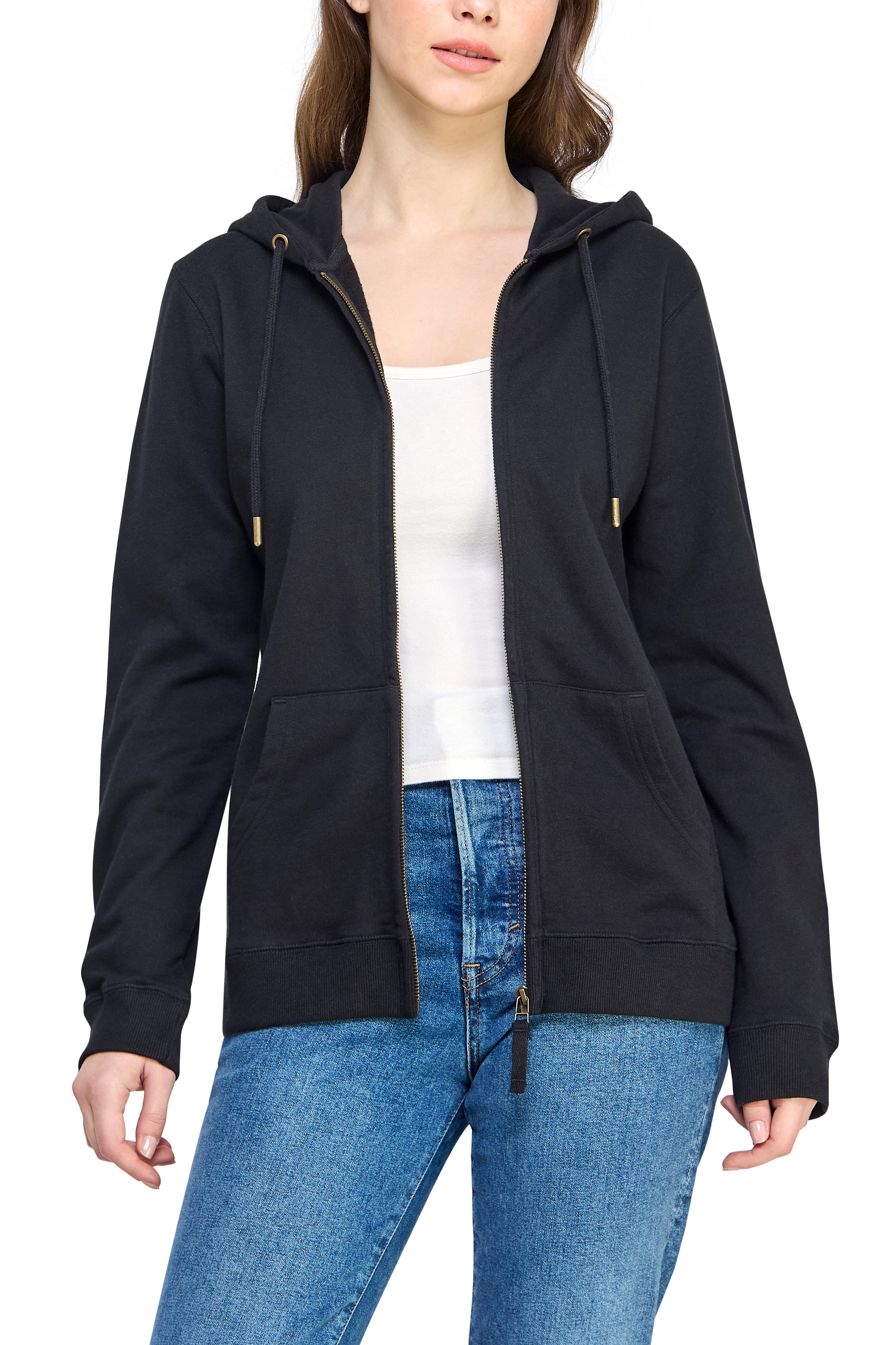 Women's Black marguerite Sweatshirt in Organic Cotton -  Canada